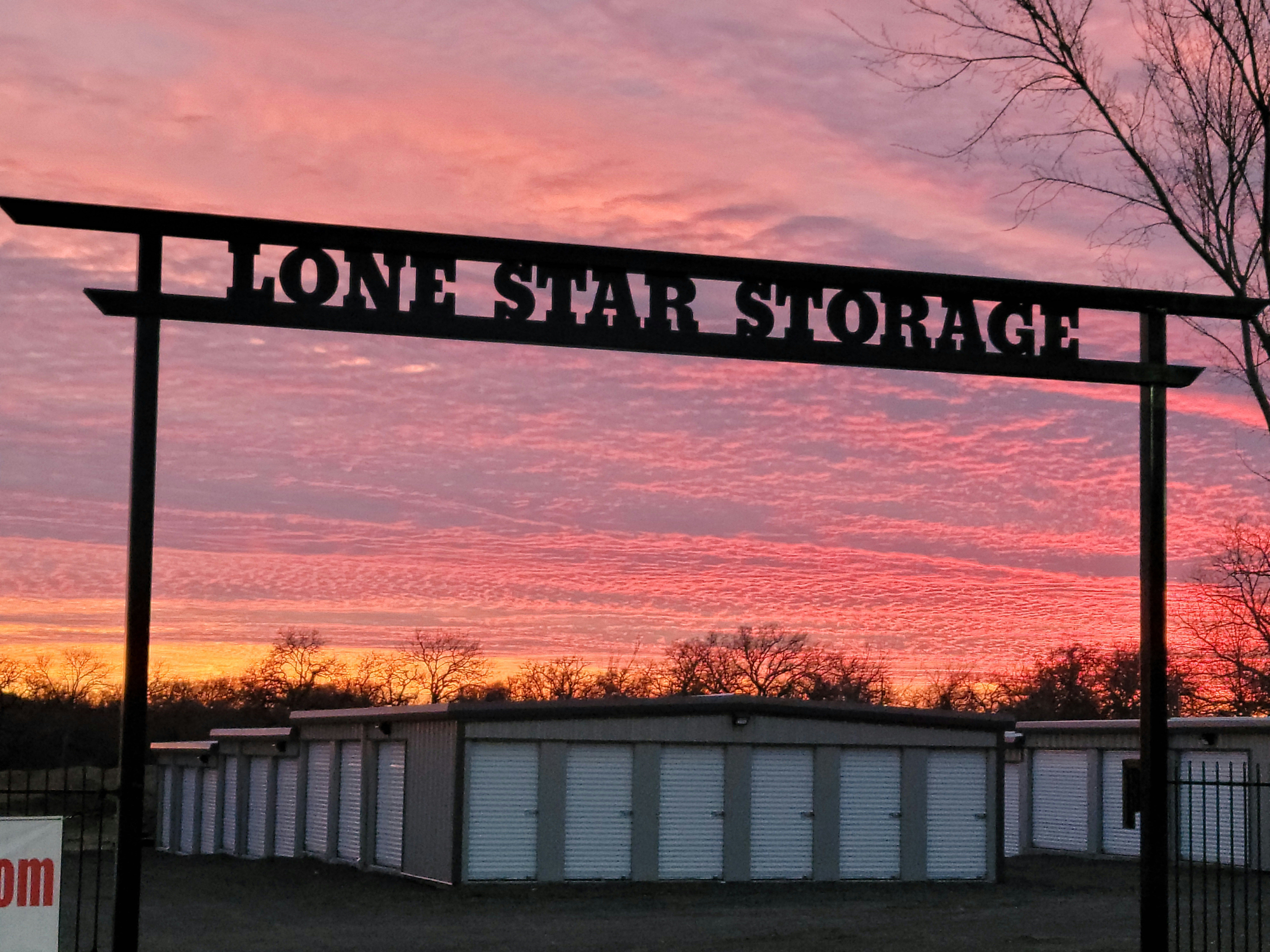 Lone Star Storage Sunset